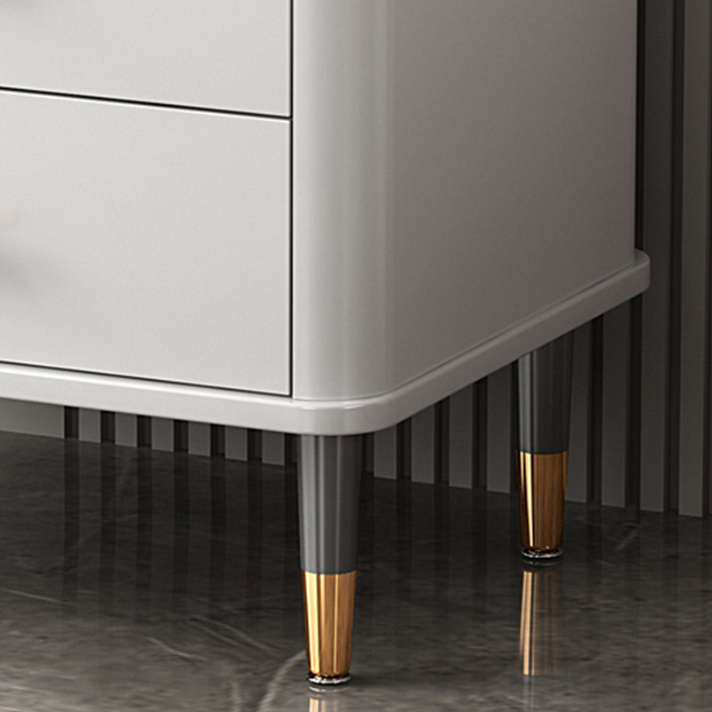 Contemporary Wood Accent Chest with Straight Legs 15.74" Wide Chest