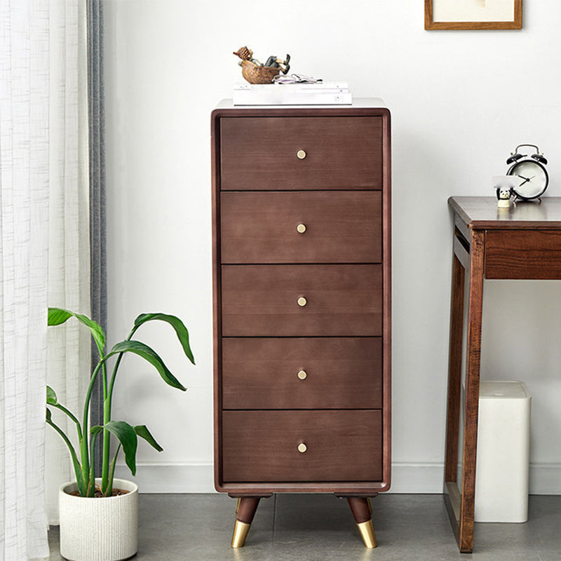 15.74" Wide Solid Wood Accent Chest with Drawer Contemporary Side Cabinet