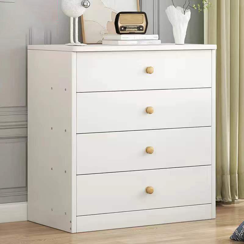 Wood Accent Chest with Drawers 12.59" Wide Modern Standard Accent Chest