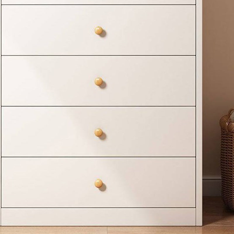 Wood Accent Chest with Drawers 12.59" Wide Modern Standard Accent Chest