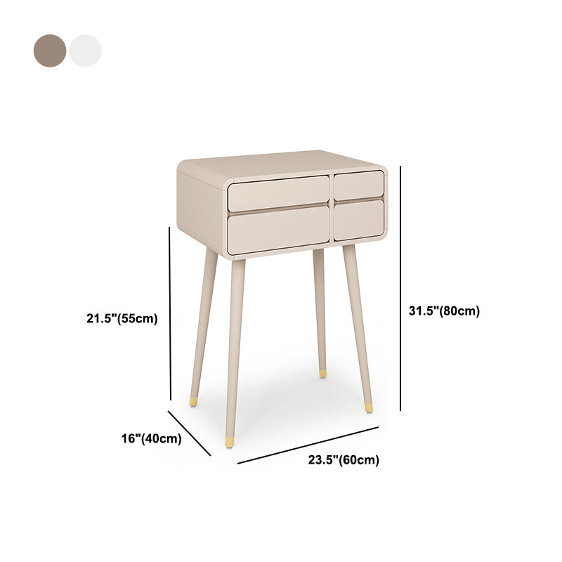 Bedroom Contemporary Storage Box Standing Vanity Dressing Table
