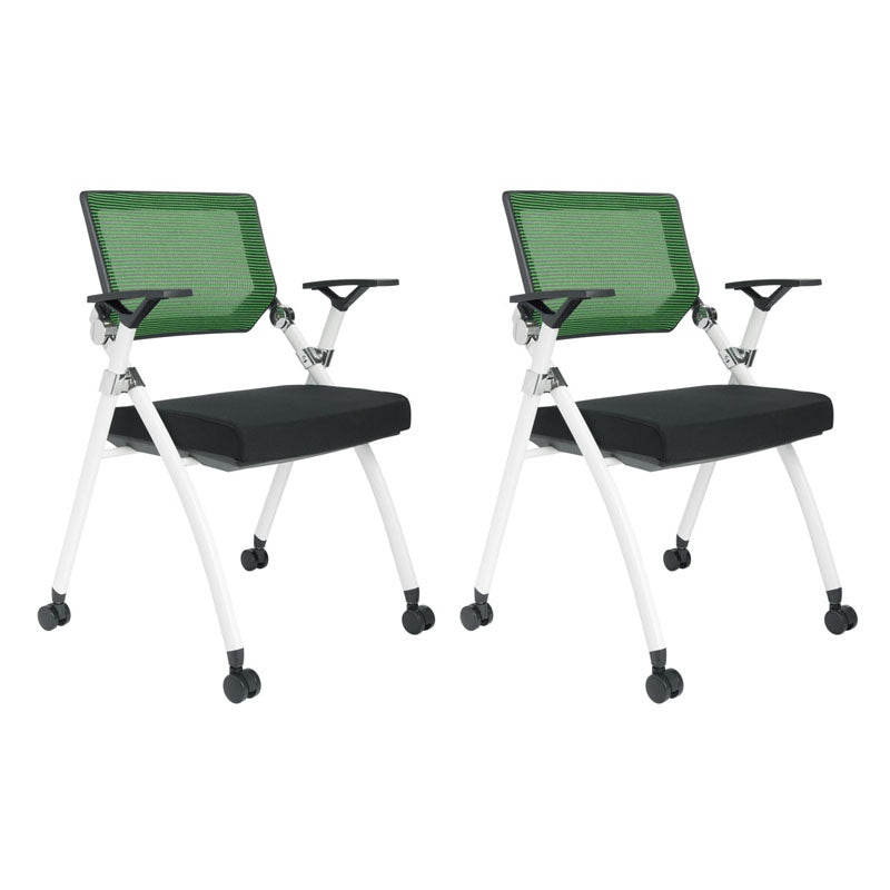 Modern Mesh and Plastic Desk Chair with Low Back Home Office Chair