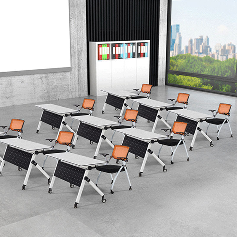 Modern Mesh and Plastic Desk Chair with Low Back Home Office Chair