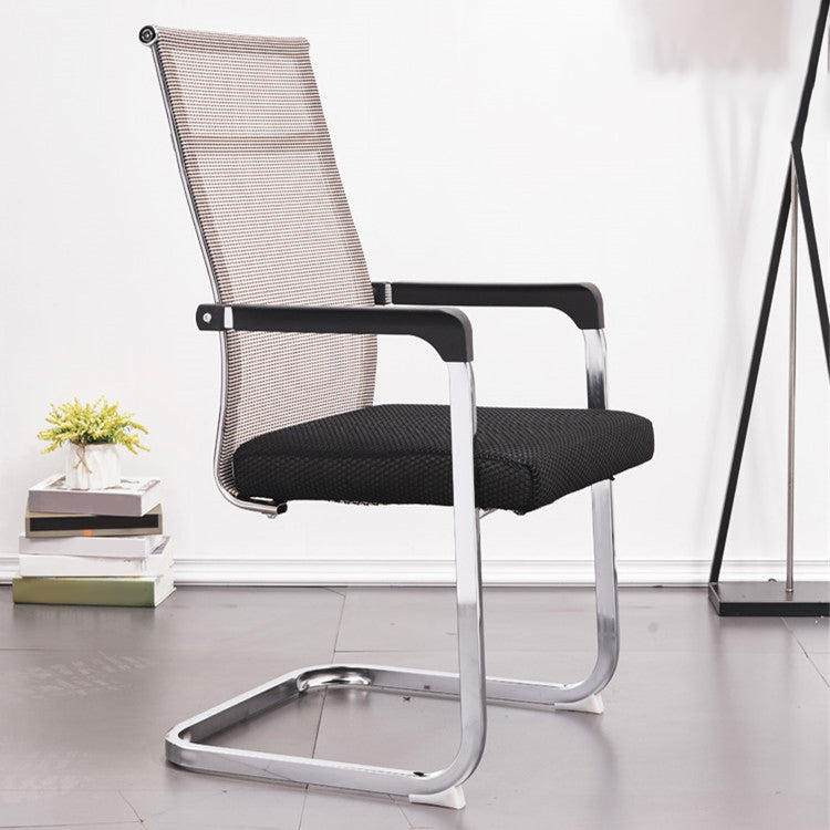 Ergonomic Mesh Desk Chair Fixed Arm Office Chair for Home Office
