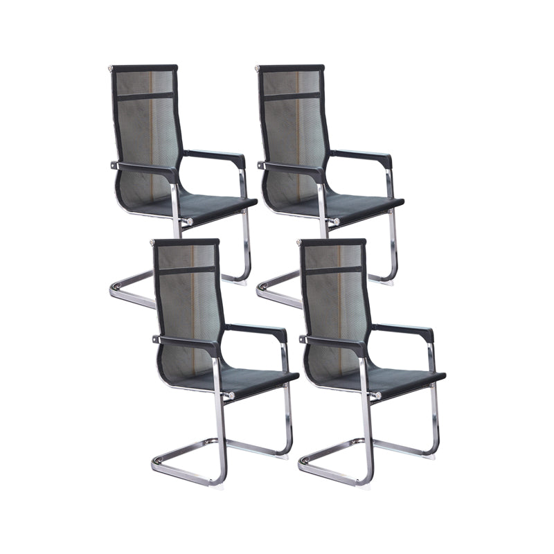 Ergonomic Mesh Desk Chair Fixed Arm Office Chair for Home Office