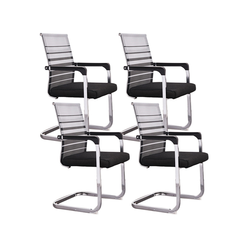 Ergonomic Mesh Desk Chair Fixed Arm Office Chair for Home Office