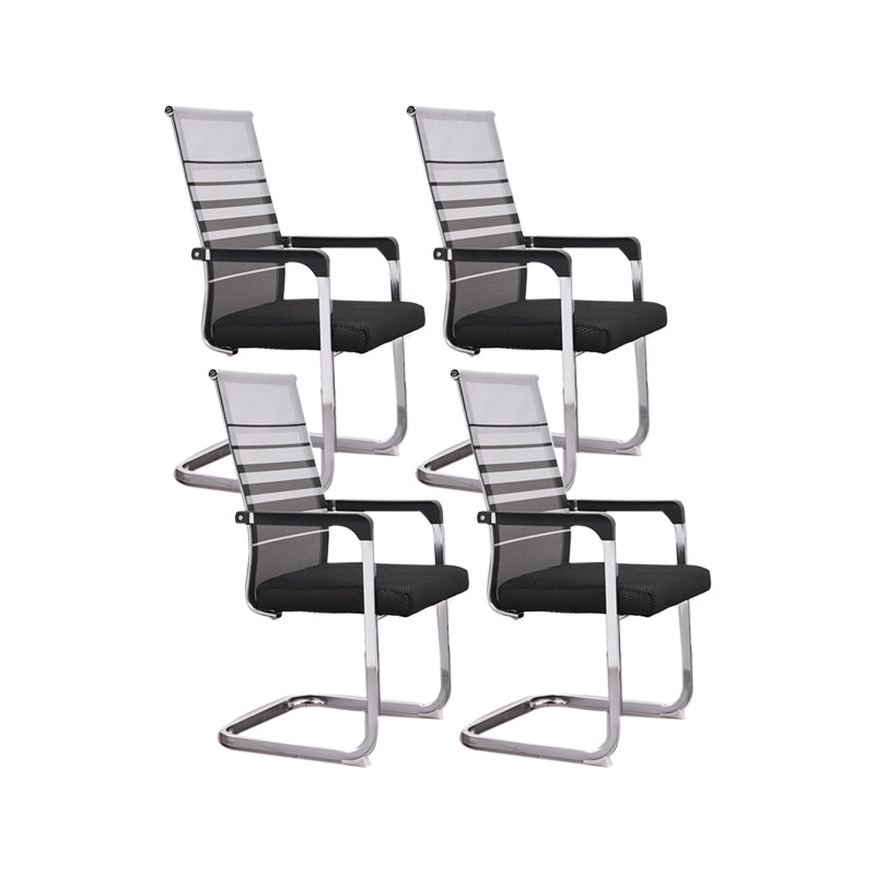 Ergonomic Mesh Desk Chair Fixed Arm Office Chair for Home Office