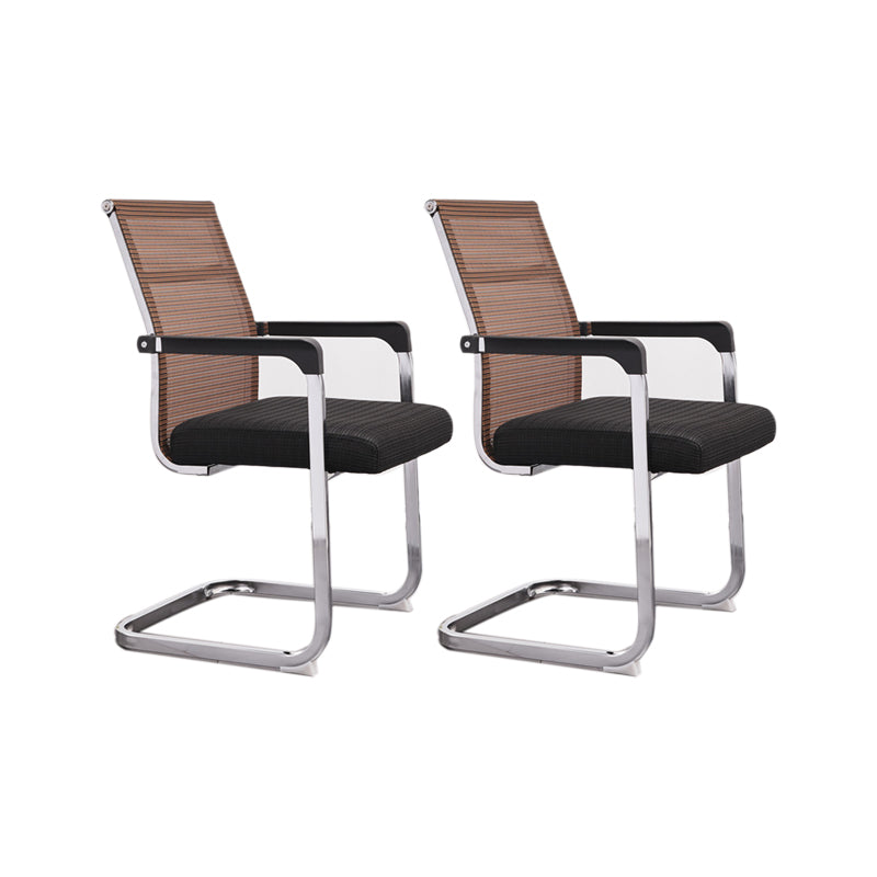Ergonomic Mesh Desk Chair Fixed Arm Office Chair for Home Office