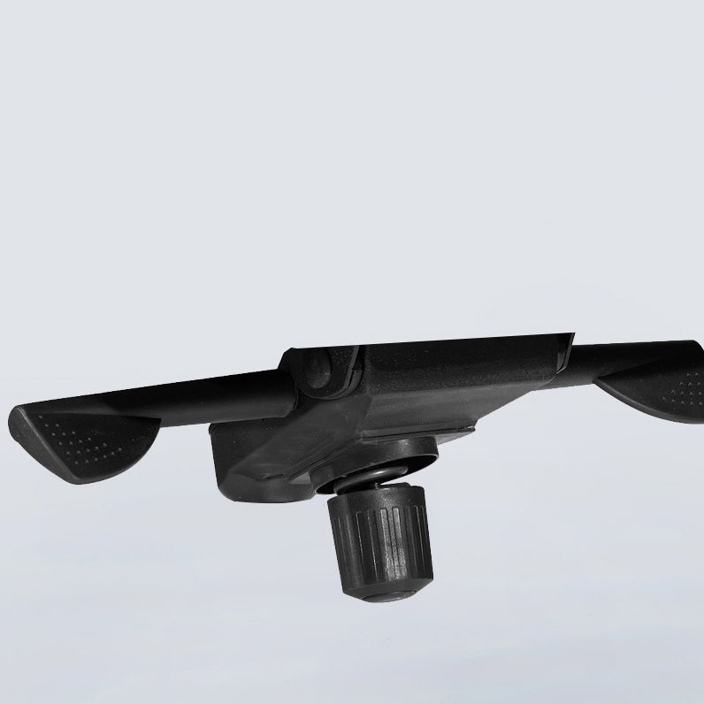 Ergonomic Faux Leather Task Chair with Padded Arms Contemporary Office Chair