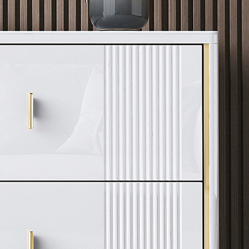 Modern Slate Storage Chest Glam Style Double Dresser with 6 / 8 Drawers