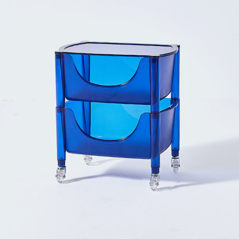 Multi Tiers Plastic Bookcase 12.2" Wide Standard Shelf Bookcase  for Home Office