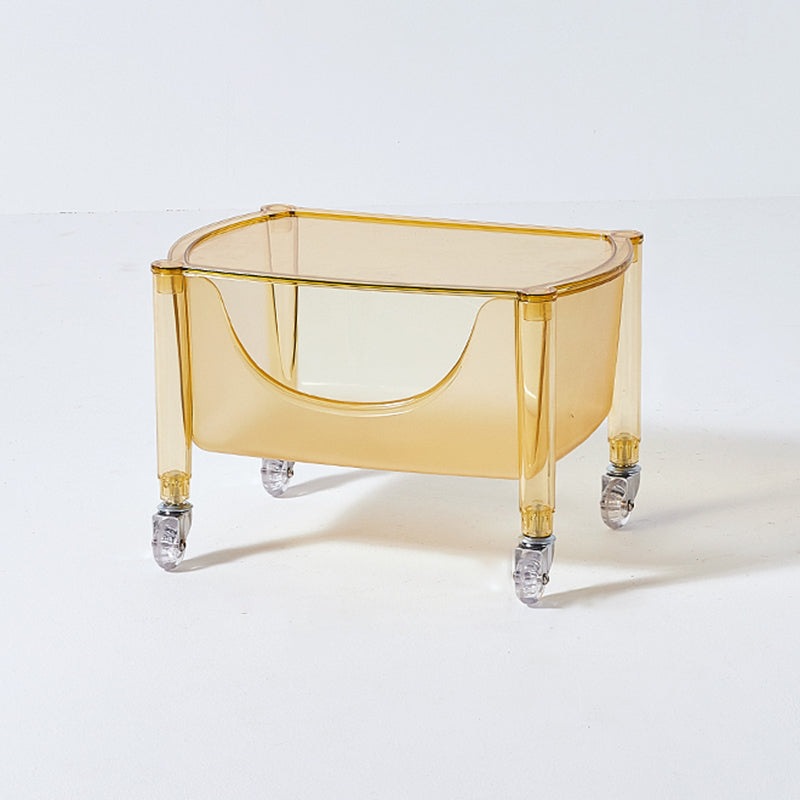 Multi Tiers Plastic Bookcase 12.2" Wide Standard Shelf Bookcase  for Home Office