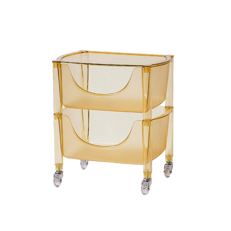 Multi Tiers Plastic Bookcase 12.2" Wide Standard Shelf Bookcase  for Home Office