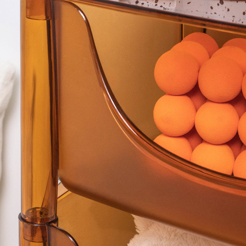 Multi Tiers Plastic Bookcase 12.2" Wide Standard Shelf Bookcase  for Home Office