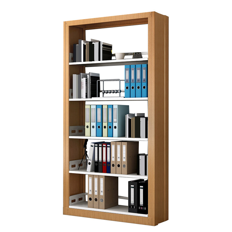 Standard Metal Bookshelf 5 Tiers Contemporary Bookcase for Home Office 78.7"H