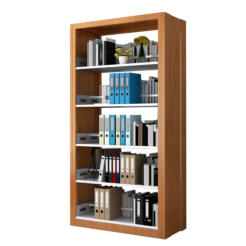 Standard Metal Bookshelf 5 Tiers Contemporary Bookcase for Home Office 78.7"H