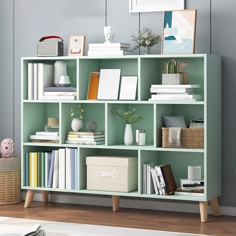 Modern Engineered Wood Bookcase Cube Bookshelf for Any Room, 42.1" H X 9.4" W