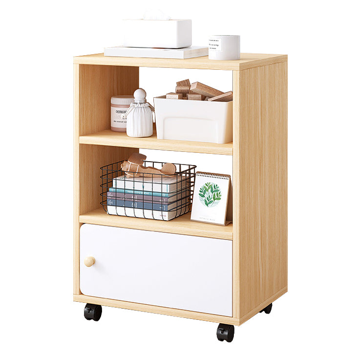 Scandinavian Wood Bookshelf 11.8" Wide Standard Shelf Bookcase