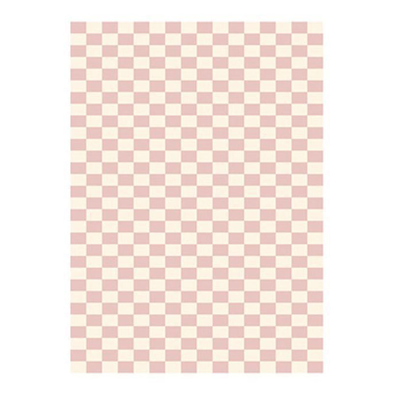 Modern Plaid Carpet Polyester Indoor Rug Non-Slip Backing Rug for Home Decoration