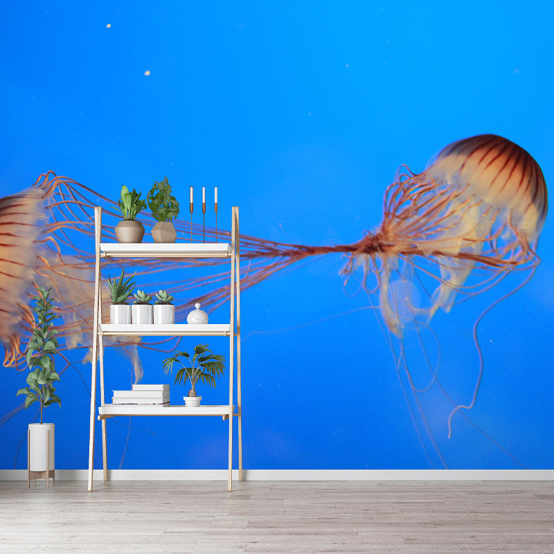 Popular Wall Mural Jellyfish Pattern Sitting Room Wall Mural