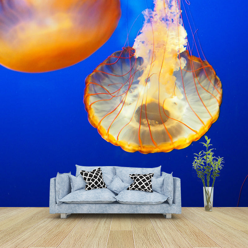 Popular Wall Mural Jellyfish Pattern Sitting Room Wall Mural