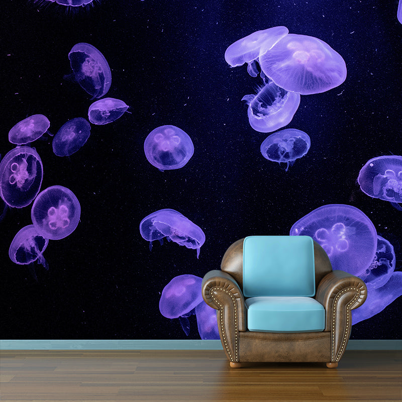 Photography Wall Mural Jellyfish Print Drawing Room Wall Mural