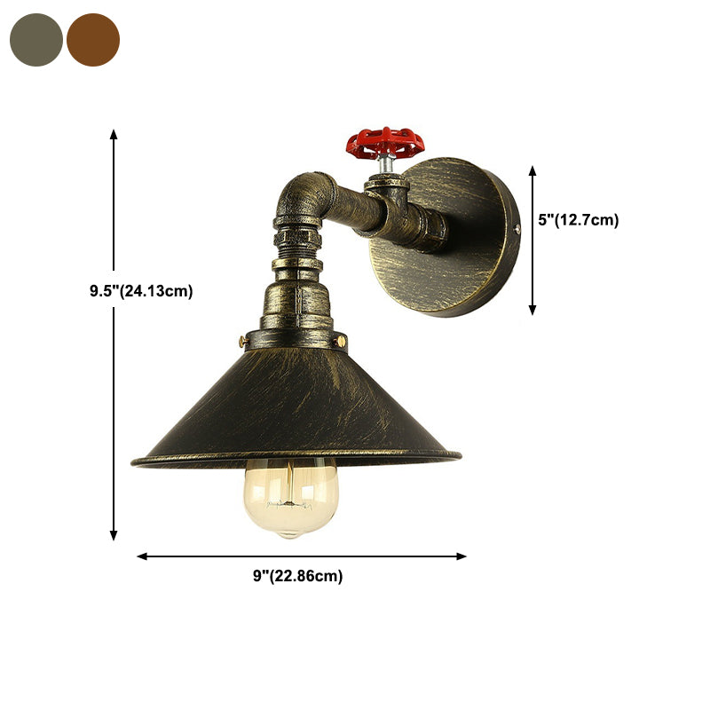 Wall Mounted Lamp Metal Industrial Style Wall Mounted Lighting
