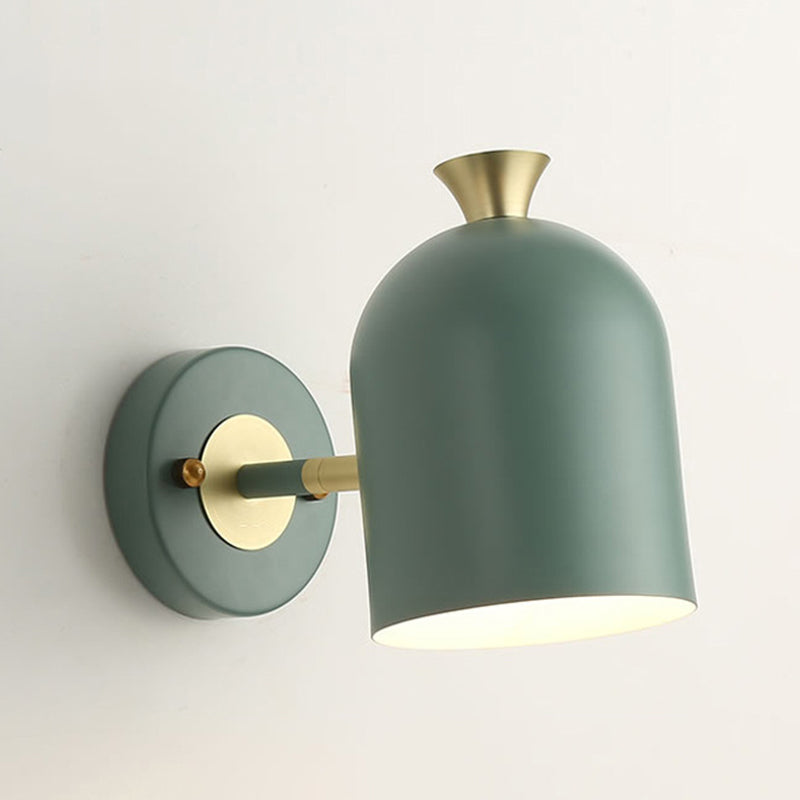 Modernism Macaron Wall Light Metal Shaded Lighting for Bedroom