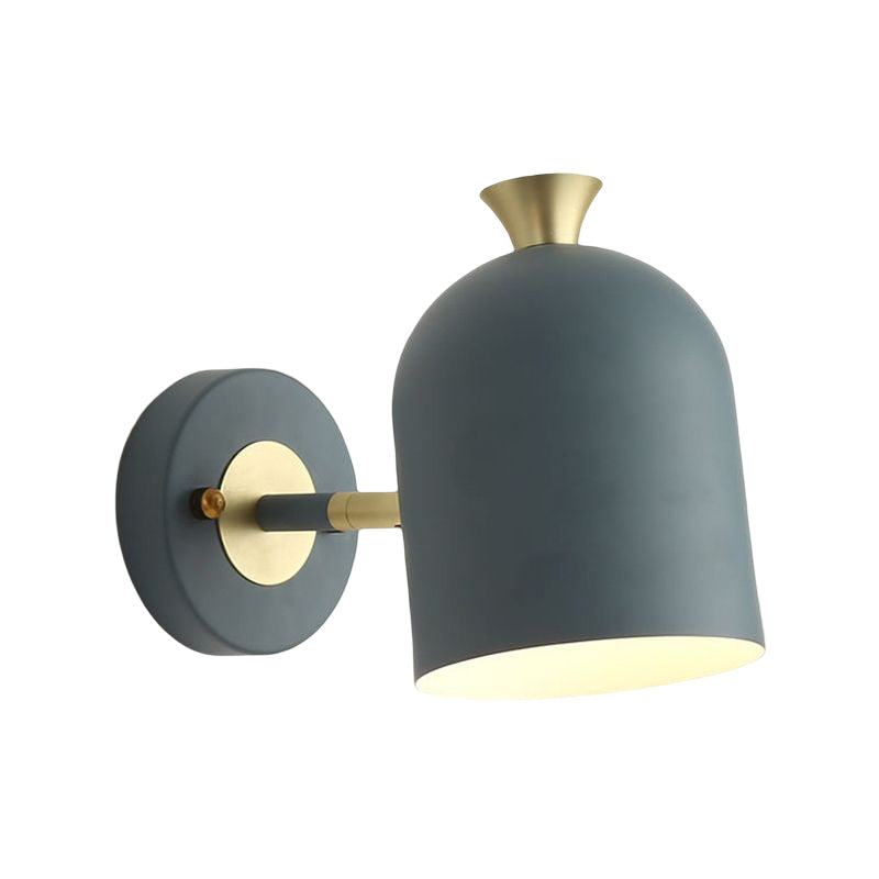 Modernism Macaron Wall Light Metal Shaded Lighting for Bedroom