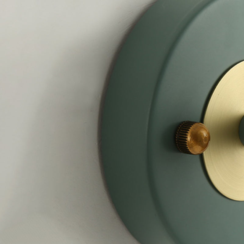 Modernism Macaron Wall Light Metal Shaded Lighting for Bedroom