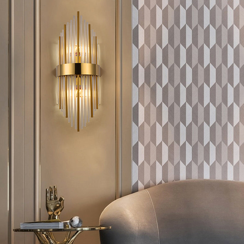 Wall Mounted Lighting Minimalist Style Crystal Wall Sconce Lighting