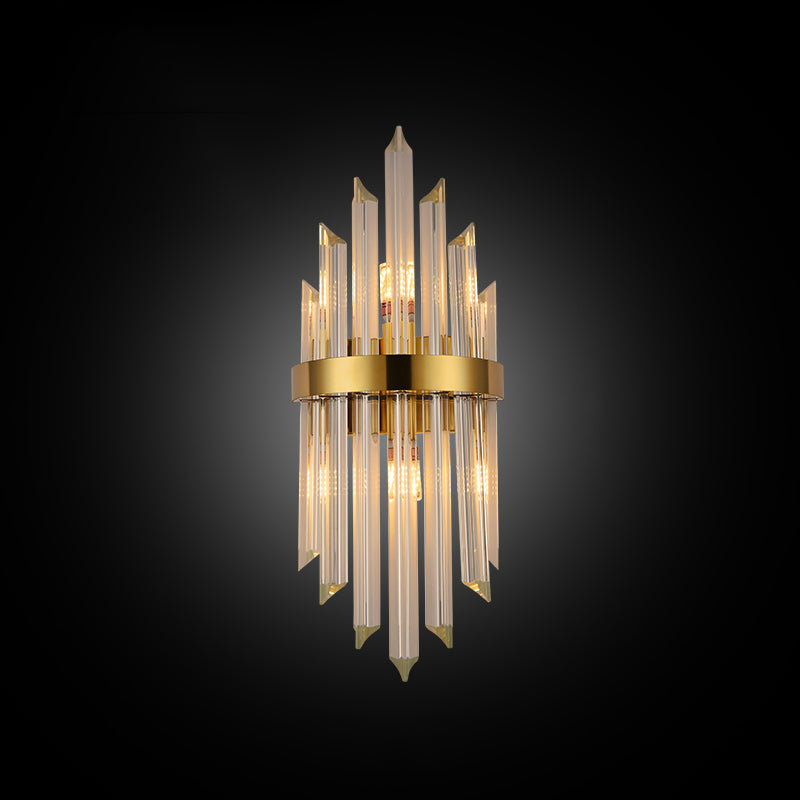 Wall Mounted Lighting Minimalist Style Crystal Wall Sconce Lighting