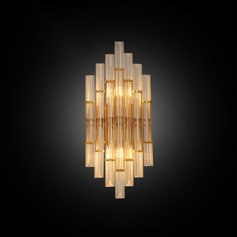Wall Mounted Lighting Minimalist Style Crystal Wall Sconce Lighting