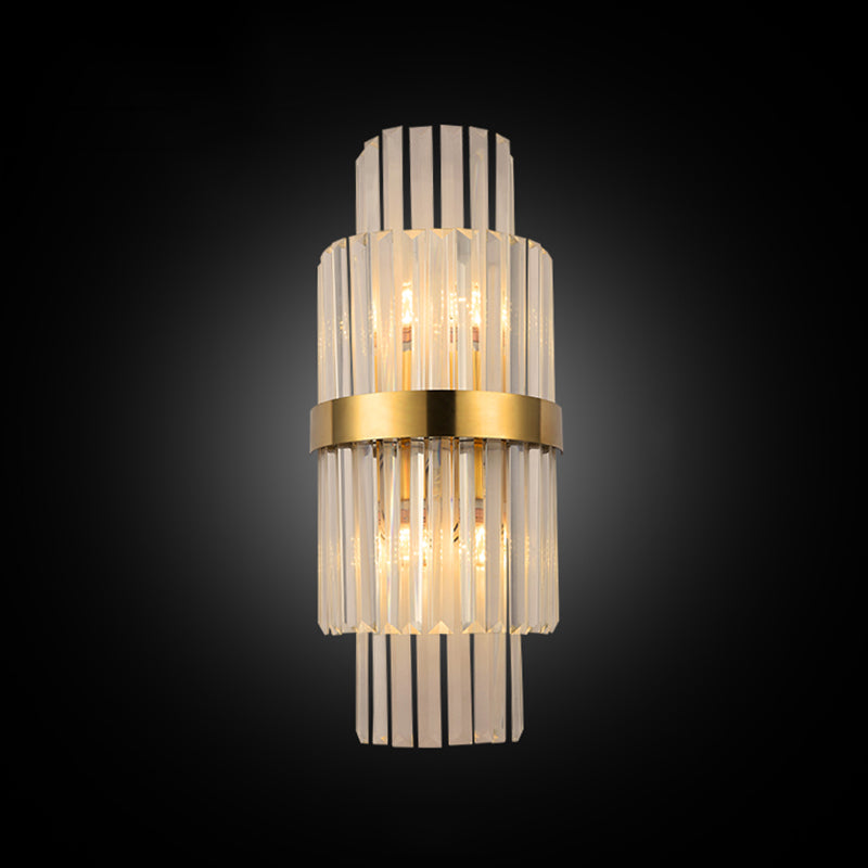 Wall Mounted Lighting Minimalist Style Crystal Wall Sconce Lighting