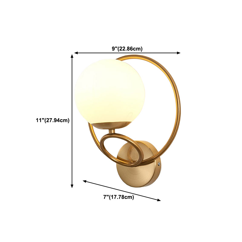 Wall Mounted Lighting Minimalist Global Glass Wall Sconce Lighting