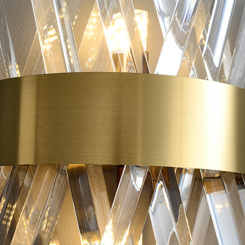 Crystal Wall Mounted Lighting Modern Style Sconce Light Fixture