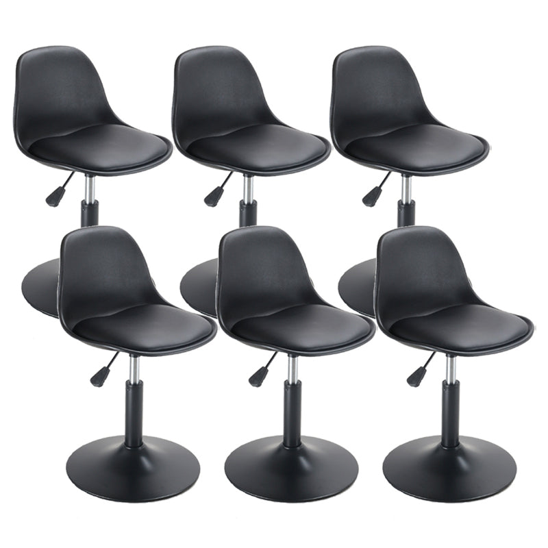 Scandinavian Adjustable Height Bar Stool Faux Leather Bar Stool for Bristol