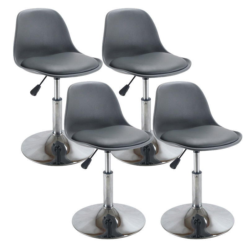 Scandinavian Adjustable Height Bar Stool Faux Leather Bar Stool for Bristol