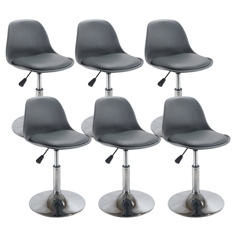 Scandinavian Adjustable Height Bar Stool Faux Leather Bar Stool for Bristol