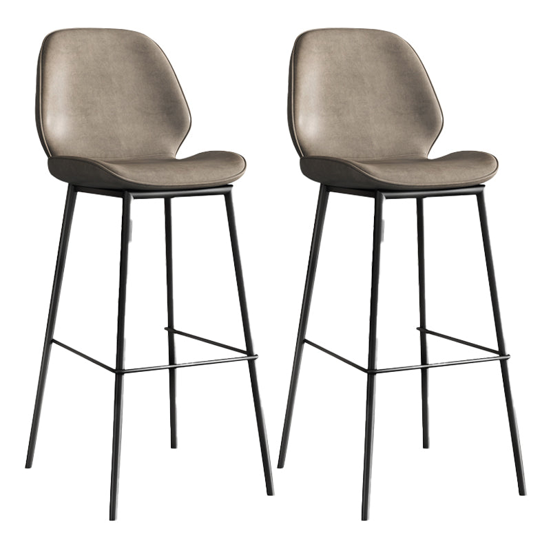 Industrial Bucket Counter & Bar Stool Footrest Metal Indoor Counter Chair