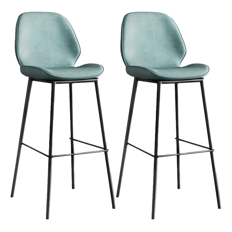 Industrial Bucket Counter & Bar Stool Footrest Metal Indoor Counter Chair