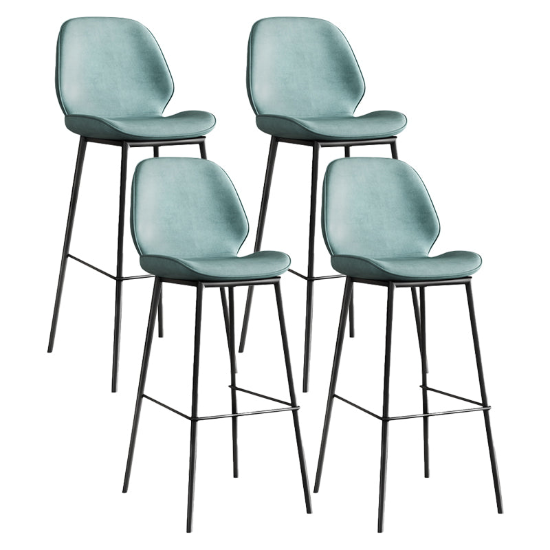 Industrial Bucket Counter & Bar Stool Footrest Metal Indoor Counter Chair