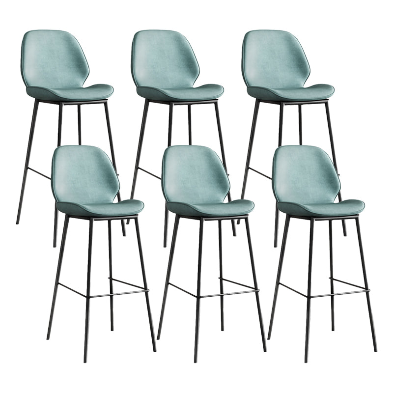Industrial Bucket Counter & Bar Stool Footrest Metal Indoor Counter Chair