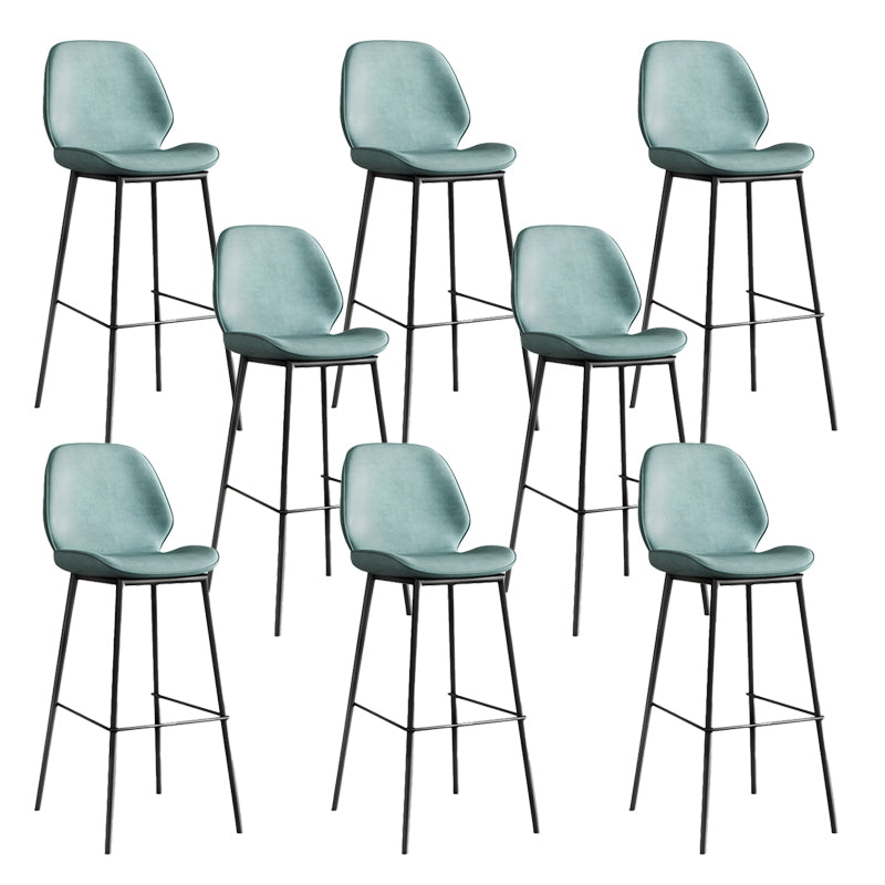 Industrial Bucket Counter & Bar Stool Footrest Metal Indoor Counter Chair