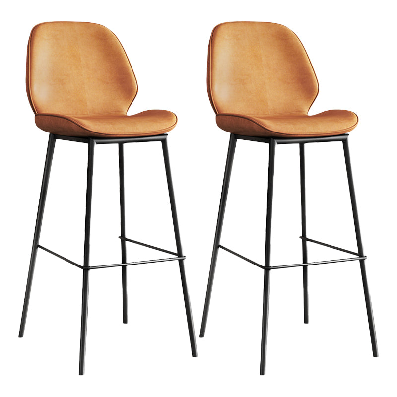 Industrial Bucket Counter & Bar Stool Footrest Metal Indoor Counter Chair