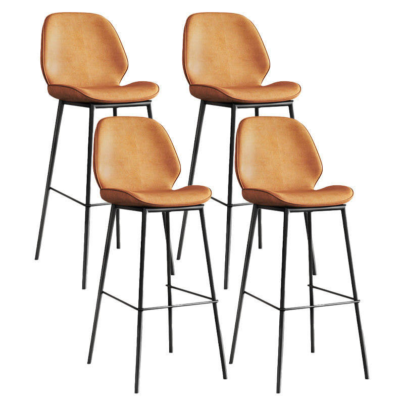 Industrial Bucket Counter & Bar Stool Footrest Metal Indoor Counter Chair