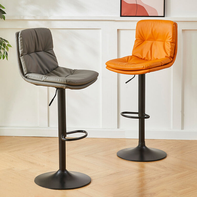 Bucket Adjustable Height Dining Stool Industrial Indoor Counter-height Stool with Swivel