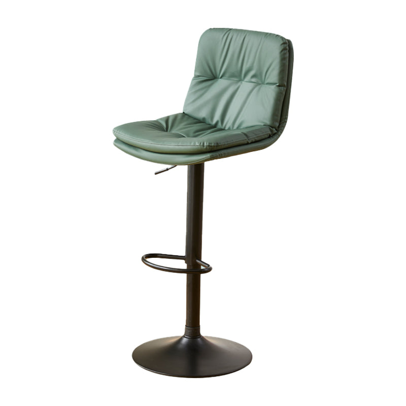 Bucket Adjustable Height Dining Stool Industrial Indoor Counter-height Stool with Swivel