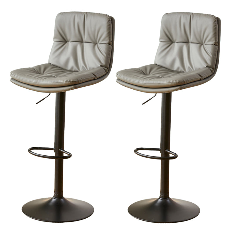 Bucket Adjustable Height Dining Stool Industrial Indoor Counter-height Stool with Swivel