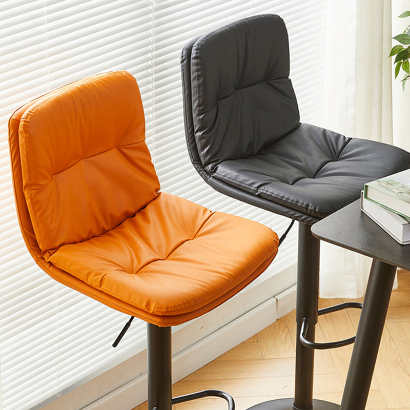 Bucket Adjustable Height Dining Stool Industrial Indoor Counter-height Stool with Swivel